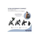 Peg Perego - Volo, Ultra Lightweight Carry On Compliant Travel Stroller - True Black (Black) Image 5