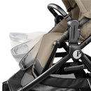 Peg Perego Ypsi – Compact Single to Double Stroller, Vanilla Blend (Black/Cream) Image 3