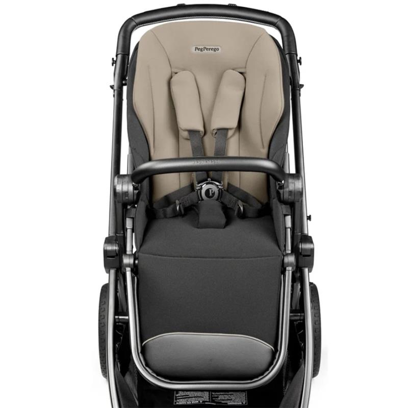 Peg Perego Ypsi – Compact Single to Double Stroller, Vanilla Blend (Bl