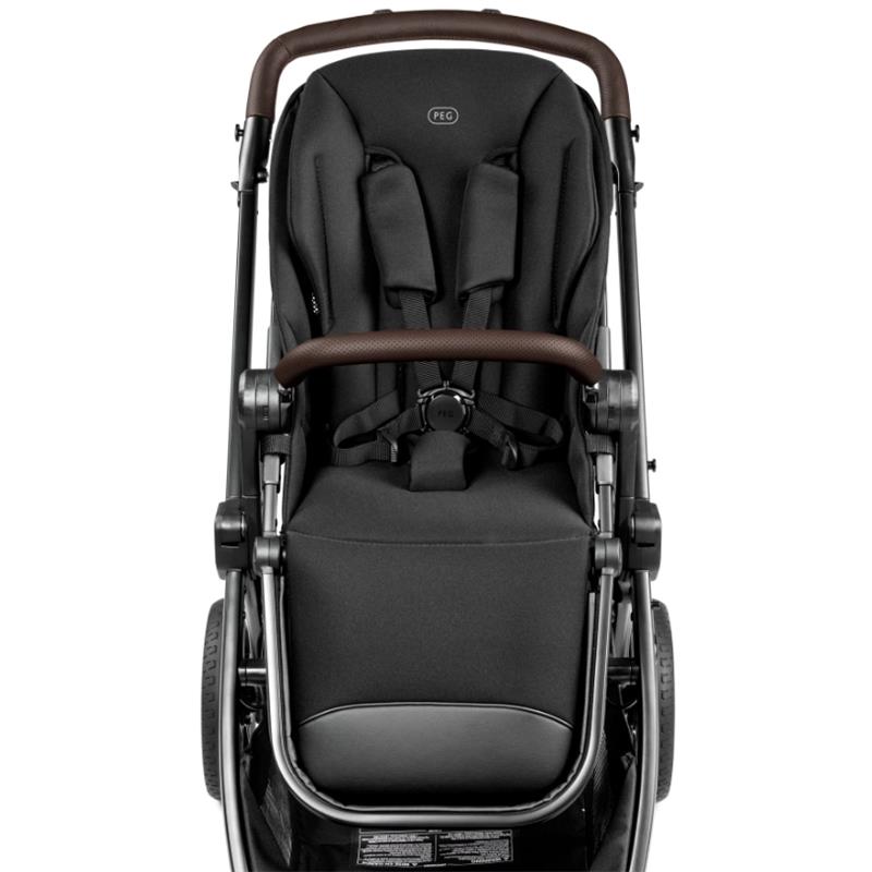 Peg-Perego Ypsi Single to Double Stroller, True Black Image 5
