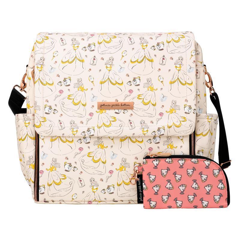 Petunia - Boxy Backpack Diaper Bag, Whimsical Belle Disney Image 1