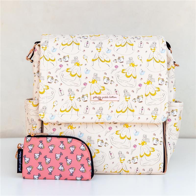 Petunia - Boxy Backpack Diaper Bag, Whimsical Belle Disney Image 3