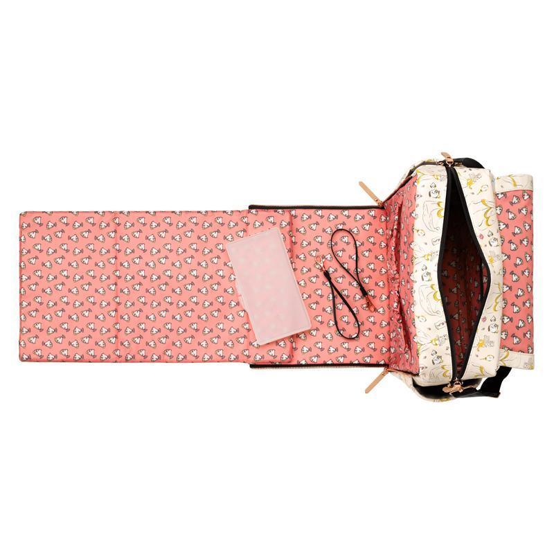 Petunia - Boxy Backpack Diaper Bag, Whimsical Belle Disney Image 4
