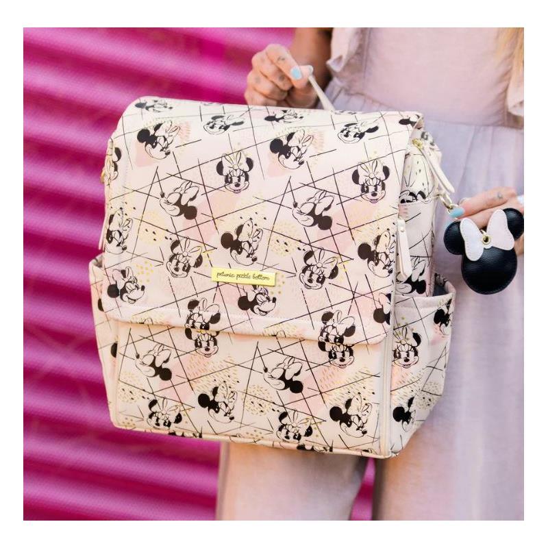 Petunia - Boxy Backpack Shimmery Minnie Mouse Image 2