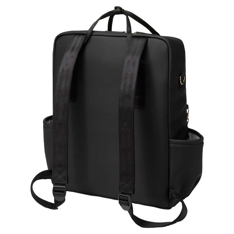 Petunia - Pickle Bottom Balance Backpack Diaper Bag, Black Matte Leatherette Image 5