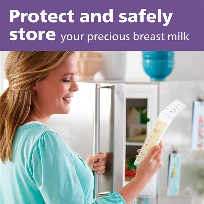 Avent - 50Ct Breast Milk Storage Bags, 6Oz/180Ml Image 5