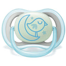Avent - 2Pk Ultra Air Nighttime Pacifier, 6/18M, Mixed Case Image 2