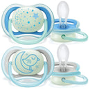 Avent - 2Pk Ultra Air Nighttime Pacifier, 6/18M, Mixed Case Image 3