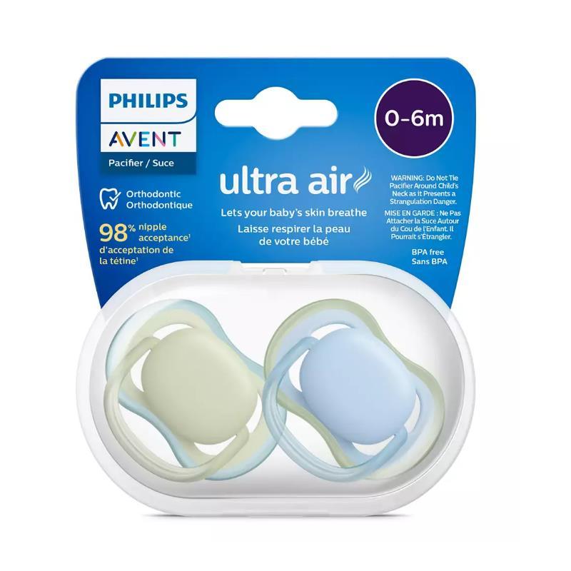 Phillips Avent - 2Pk Ultra Air Pacifier 0/6M, Mixed Case Image 3