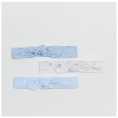 Piccolo Bambino 3Pk Jersey Headbands Blue Image 1