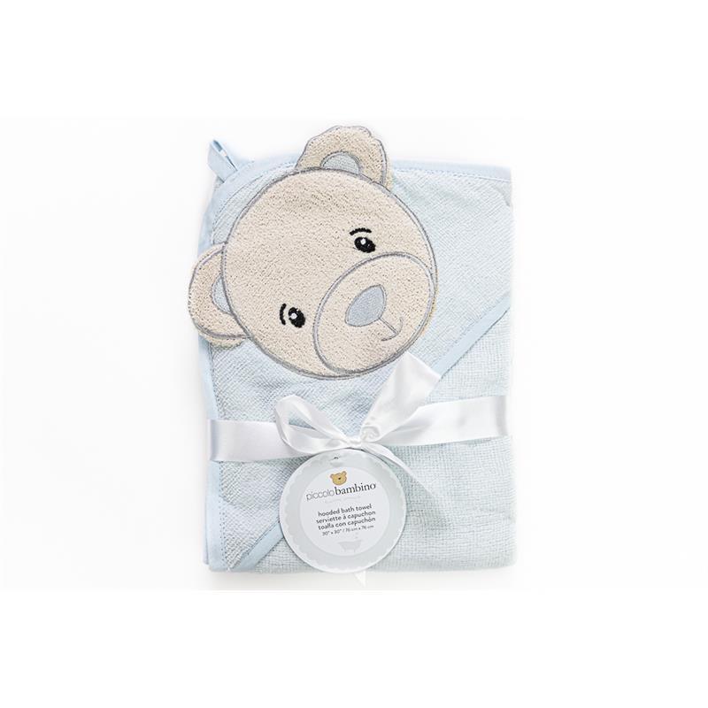 Piccolo Bambino Bear Hooded Towels For Baby Image 1