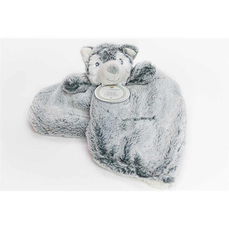 Piccolo Bambino Cuddle Pal Wolf Plush,Grey/White Image 3