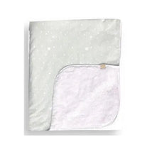 Piccolo Bambino - Jersey Stroller Blanket With Sherpa Reverse Green Image 1