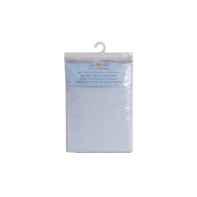 Piccolo Bambino Plain Blue Baby Crib Sheet Image 1