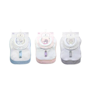 Piccolo Bambino Terry Milk Feeding Bib 2 Pack Image 1