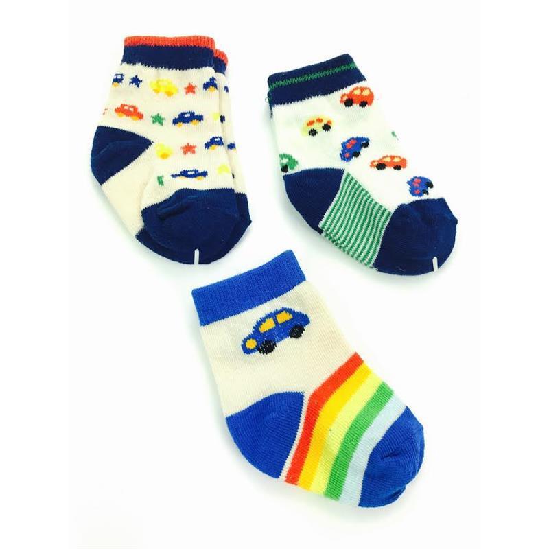 Piero Liventi 3 Pairs of Cars Baby Socks Image 1