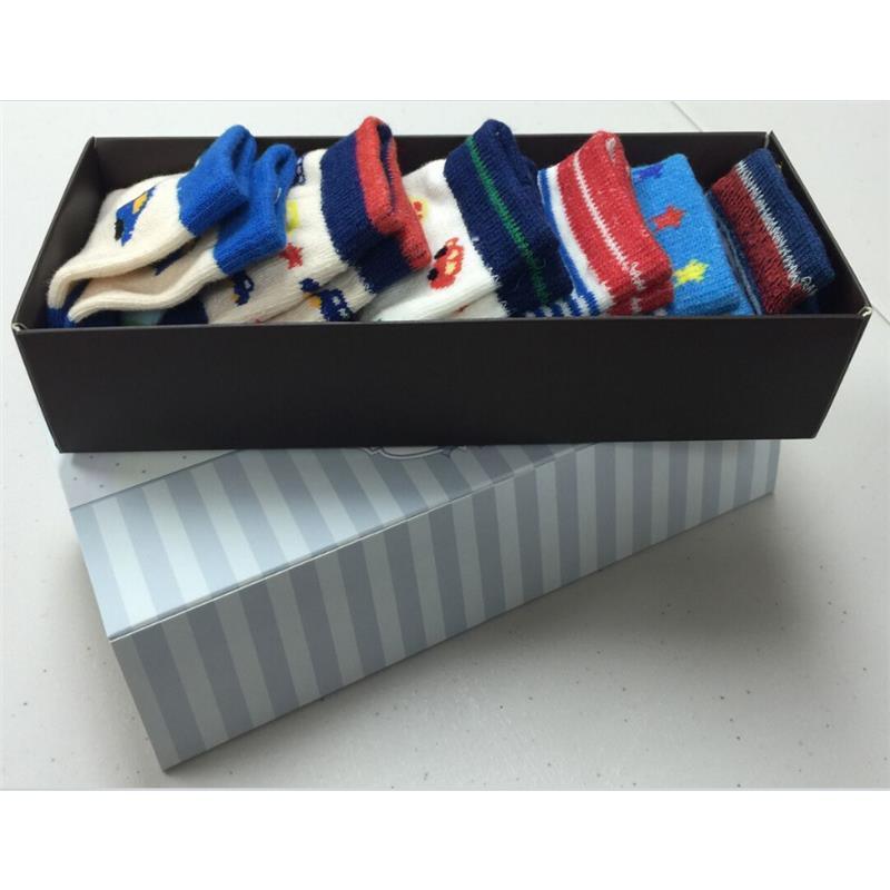Piero Liventi 6pk Cars Design Baby Boy Socks  Image 1