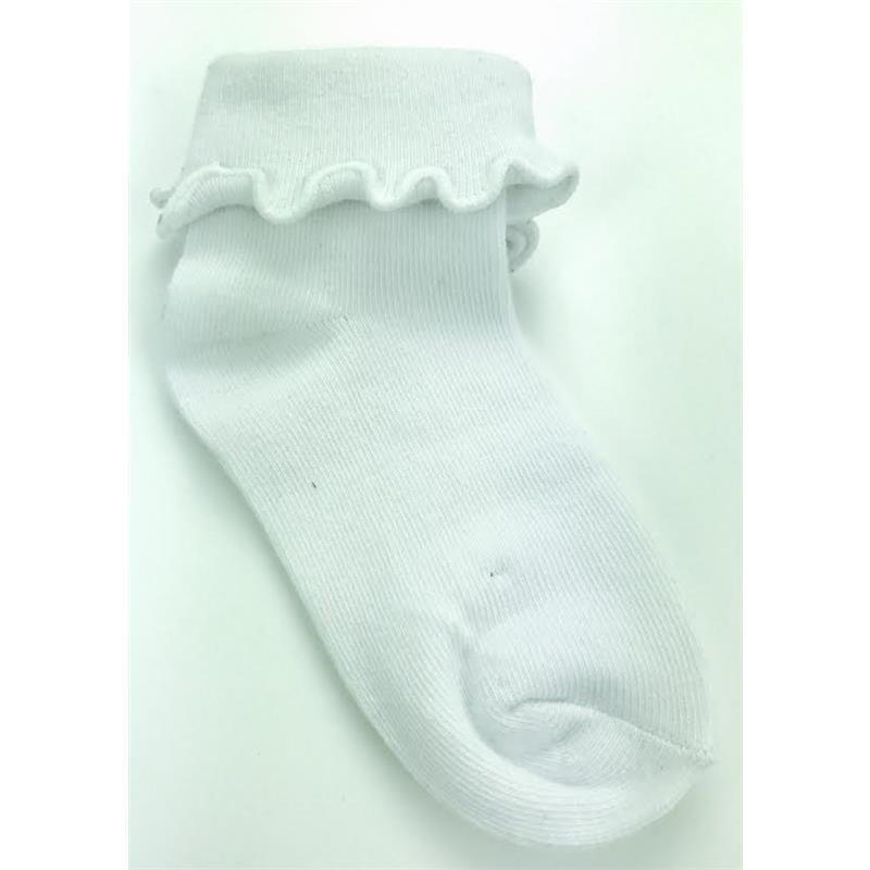 Piero Liventi Ruffle White Baby Girls Socks Image 1