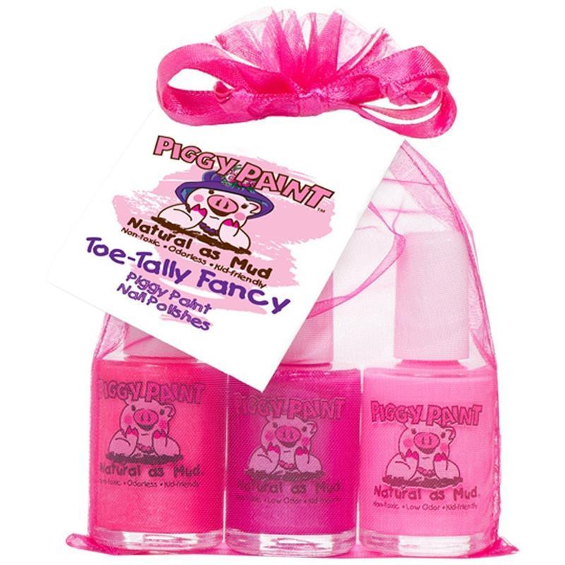 Piggy Paint Gift Set Non-toxic Girls Nail Polish, Chemical Free, Toe-Tally Fancy Image 2
