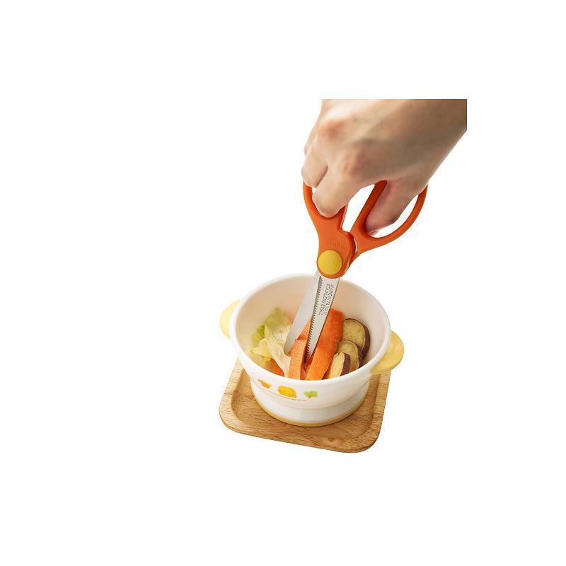 Piyo Piyo Multipurpose Food Scissors, Orange