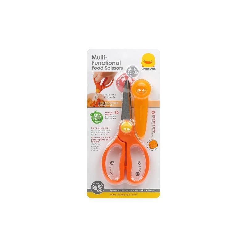 Piyo Piyo Multipurpose Food Scissors, Orange
