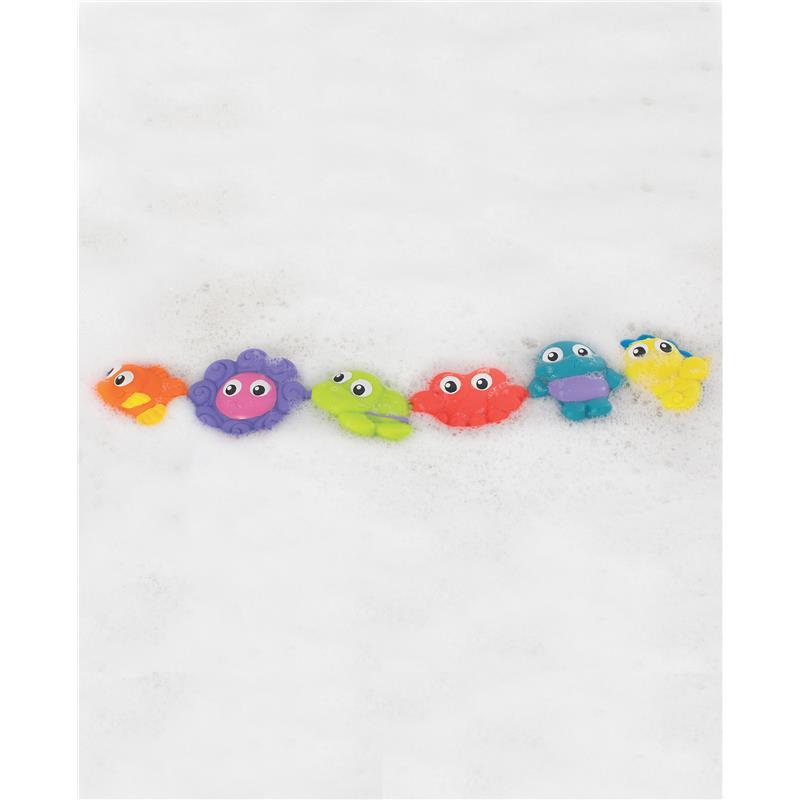 Playgro - Pop And Squirt Buddies (6Pcs) Bath Toy Image 2