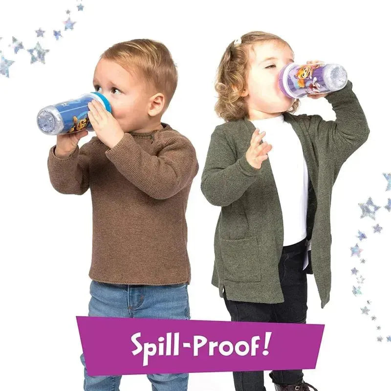 Playtex - Baby Sipsters Stage 3 PAW Patrol Sippy Cups, Spill-Proof, Leak-Proof, Insulated, Glitter, Girl, 9 Oz, 1 Count Image 4