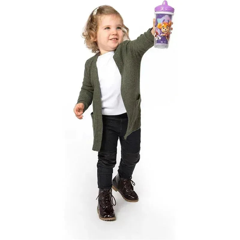 Playtex - Baby Sipsters Stage 3 PAW Patrol Sippy Cups, Spill-Proof, Leak-Proof, Insulated, Glitter, Girl, 9 Oz, 1 Count Image 6