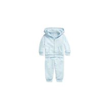 Polo Ralph Lauren Baby - Athletic Terry Fleece Hoodie & Pant Set, Beryl Blue Image 1