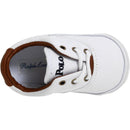 Polo Ralph Lauren Baby - Basic Vaughn White Canvas Sneaker Image 3