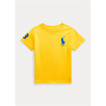 Polo Ralph Lauren - Baby Boy Big Pony Cotton Jersey Tee, Yellow Image 1