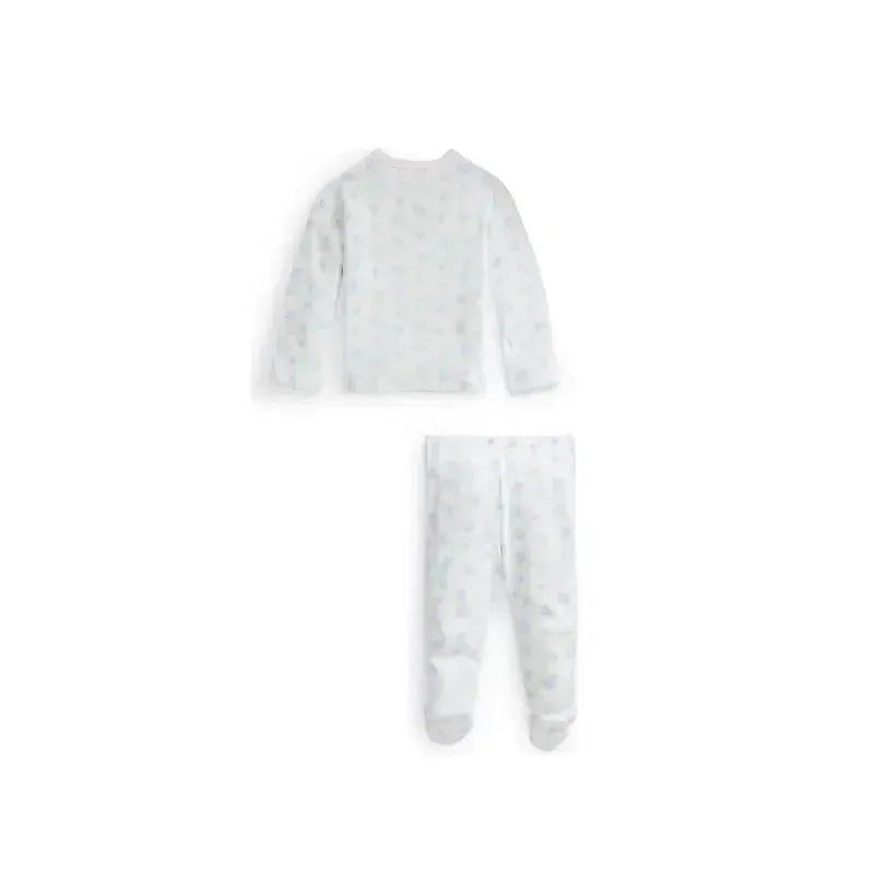 Polo Ralph Lauren Baby - Boy Long-Sleeve Organic Cotton Interlock Knit Pant Set, Grey Image 2