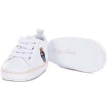Polo Ralph Lauren Baby - Girl Quilton Bear Hi-top Sneaker Crib Shoes Image 1