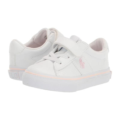 Polo Ralph Lauren Baby - Girl Shoes White Tumbled With Light Pink Image 1