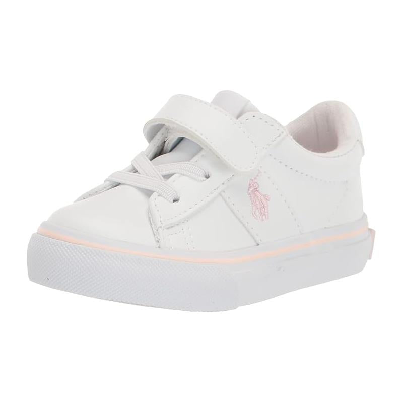 Polo Ralph Lauren Baby - Girl Shoes White Tumbled With Light Pink Image 4