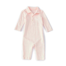 Polo Ralph Lauren Baby - Gril Cotton Polo Coverall, Delicate Pink Image 1