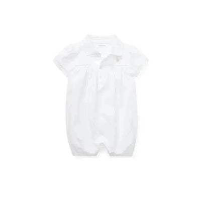 Polo Ralph Lauren Baby - Interlock Bubble Shortall, White Image 1