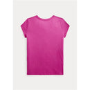 Polo Ralph Lauren Baby - Little Girls 30/1 Cotton Jersey Short Sleeve Tee, Pink Image 2