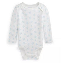 Polo Ralph Lauren Baby - Long-Sleeve Organic Cotton Interlock Knit Bodysuit, Blue Image 1