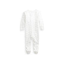 Polo Ralph Lauren Baby - Long-Sleeve Organic Cotton Interlock Knit Coverall, Grey Image 2