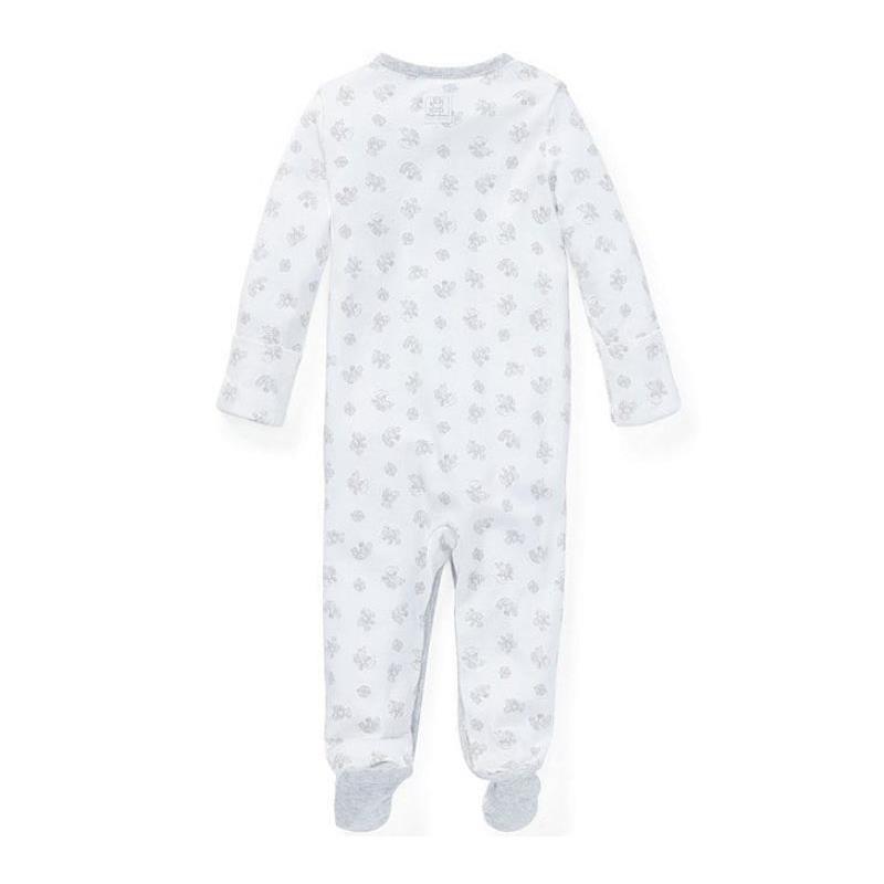 Polo Ralph Lauren Baby - Playtime Print Cotton Coverall, Paper White Image 3