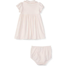 Polo Ralph Lauren Baby - Ruffled Polo Dress & bloomer, Delicate Pink Image 2