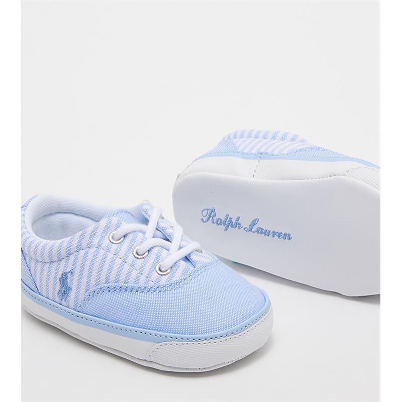 Polo Ralph Lauren Baby - Sayer EZ Layette Velcro Booties, Blue Image 5