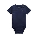 Polo Ralph Lauren Baby - Short Sleeve Jersey Knit T-Shirt Bodysuit, Navy Image 1