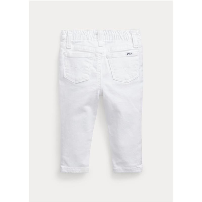 Polo Ralph Lauren Baby - Stretch Denim Jean, White Image 2