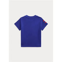 Polo Ralph Lauren - Toddler Boy Big Pony Cotton Jersey Tee, Blue Image 3