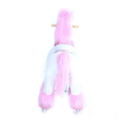 Ponycycle Pink Unicorn 3-5 Years Old, Kids Unicorn Ride on Toy, Ride on Unicorn Toy Plush, Pink Pony Image 2