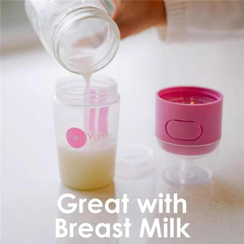 Pop Yum - Baby Bottle Starter Set 4 Pack, Pink Image 5