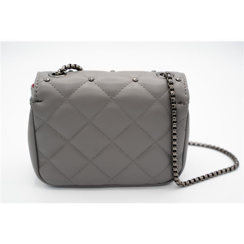 Popatu Grey Quilted Handbag Image 4