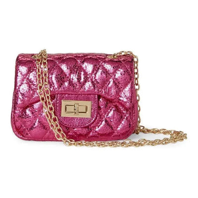 Popatu - Metallic Hotpink Handbag Image 1
